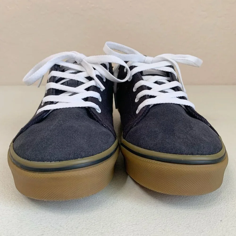 Vans Club Old Skool Shoes Kids 6 Navy White Lace Up Skater Sneaker Summer - Picture 5 of 12